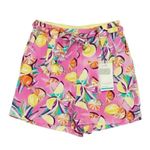 Anthropologie  Scotch & Soda Linen Blend High Waist Fruit Shorts Pink Size XS NWT Photo 2