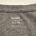 Old Navy  Gray Waffle Knit Long Sleeve Photo 2