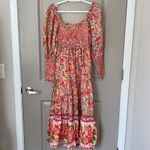 Farm Rio Farm Rio Macaw Flight Smocked Top Maxi Dress Photo 5