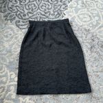 Leslie Fay Vintage Petites Textured Peplum Top & Skirt Set Black Cream 14 Photo 9