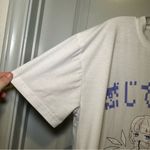 Romwe  White Crew Neck Short Sleeve Anime Graphic Tee size M Photo 3