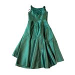 Alfred Sung NWT  Size 4R HUNTER GREEN HIGH LOW BRIDESMAID DRESS‎ Formal Photo 10