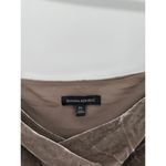 Banana Republic  Velvet Tank Top Women XL Front Cami Boxy Crop Scoop Neck Dark Photo 2