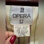 Rare!! Opera by Mimi vintage brocade vest size large Green Photo 2