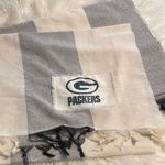 Green Bay Packers Plaid Blanket it’s big one length 70” by 60” BNWOT Gray Photo 0