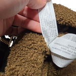 ZARA  Woman Shearling Moto Black Jacket Size: XS Photo 4