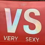 Victoria's Secret NWT VS Very Orange Beauty Bag Case Wristlet Photo 3