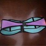 Triangl Size Small zippered Front Bikini Top with purple, turquoise & Or… Photo 3
