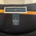 Karen Scott  Navy Patriotic Flip Flop Tank Size Large Photo 3