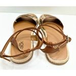 Nordstrom Rack Snakeskin Ankle Strap Espadrille Sandals Size 4 Photo 4