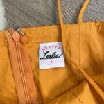 Selfie Leslie  mustard yellow crochet mini eyelet dress Photo 1