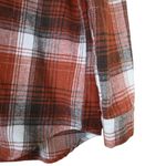 Amazon Womens L Plaid Long Sleeve Button Down Shirt Photo 5