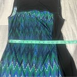 BCBGMAXAZRIA  Black Elegant Multicolor Chevron Dress; Small Women’s Photo 5