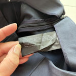 Theory  Pintuck Bistretch Navy Women's 2 Ankle zip NWOT‎ Photo 8