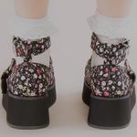 Demonia  Sprite Floral Platform Heart Mary Jane Shoes Photo 11