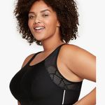 Glamorise Women's Plus Size No-Sweat Mesh Sports Bra Wirefree #1068 Photo 3