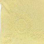 Vintage 90s Sunflower Embellished Yellow Shimmer Baby Tee Short Sleeve sz M / L Size M Photo 8