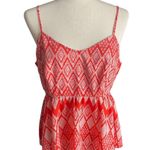 Love Tree -RED ABD WHITE BACKLESS TOP-SIZE LARGE So cute red and white top, backless, adjustable straps, excellent condition, size large Measurements: Bust: armpit to armpit 19-20 inches Length: shoulder seam to bottom 23 Photo 0
