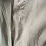 Chico's Women Utility Linen Blend Blazer Jacket Beige S Military Safari Travel Photo 6