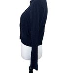 Mango  MNG Wool Blend Navy Blue Button Knit Sweater Cardigan Size XS Photo 5