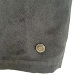 Black Suede Short Sleeve Top UK Firetrap Size 4 Photo 3