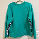 Avia Womens XL (16-18) Green Striped Long Sleeve Pullover Sweatshirt Photo 5