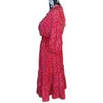 Max Studio Women's 3/4 Sleeve Tiered Bubble Crepe Dress Photo 4