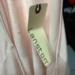 New Lanston Revolve Baby Pink Scoop Neck‎ Tee Dress Womens Medium Swing USA Made Photo 3