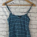 Topshop   Tank Top Blue Indie Print Women's 2 Photo 0