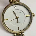 Anne Klein  Diamond women’s quartz analog watch 26mm gold tone bracelet size 6.5” Photo 1