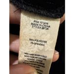 Soft Surroundings Veletta Velvet Pants Women's M Black Wide Leg Stretch Photo 4