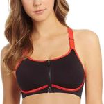 Modern Movement Half Moon Black Active Gym to Swim Sports Bra Photo 0