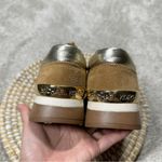 Michael Kors Michael Monique Monogram Trainer Shoes Sneakers Lace-Up in Tan 7 Photo 7