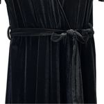 Baltic Born NWT  Nadine Velvet Midi Dress Black Size Medium Party Wedding Holiday Photo 9