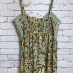 Derek Heart medium mint green floral tie strap crochet top romper NWOT Photo 6