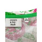 Crown & Ivy  beach Pink and Green Sweatshirt Vibrant and Stylish size M Photo 4