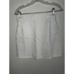 Madewell  - NWT Denim High-Waist Straight Mini Skirt in Tile White Sz 24 Photo 4