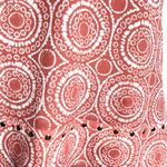 Michael Kors Coral Halter Circle Geometrical Fitted Tank with Gold Metal Studs Photo 5