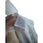 Judith March  Beach Cowgirl White Sequined Button Down Shirt Top Size Large Photo 4