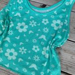 Target Colsie Floral Butterfly Green Tank Top Photo 2