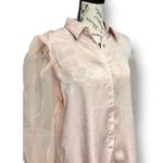 Anthropologie Grey Lab S Pink Satin Semi Photo 3
