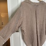 ZARA oversized stripe button down shirt Photo 6