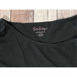 Lilly Pulitzer ‎ Marlowe Dress Black Knit Boatneck sz LARGE Modern Mini Photo 4