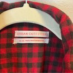 Urban Outfitters  Button Up Shirt Red & Black Plaid Flannel Sz M GUC Photo 2