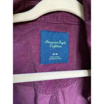 American Eagle  Corduroy Button Shacket Granola Girl Preppy Indie Easter Spring Photo 9