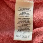 Free People Clean Prep Oversized Pullover Polo Sweatshirt striped Peach Sz M Photo 11