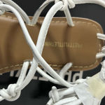 Pretty Little Thing  White Lace Up Gladiator Sandals NIB UK 5 US 7 Photo 5