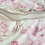 White House | Black Market  white faux leather tie tassel belt Photo 0