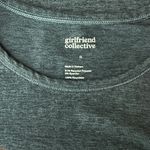 Girlfriend Collective  High Neck Heather Forest Green Cropped‎ Tank Size Small Photo 1