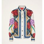 La DoubleJ Edie Jacket Taormina Placée Ivory in Twill Size Small Red Photo 2